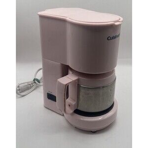 Pink Cuisinart Coffee Maker Pot 4 Cup Barbie Chic Country She-shed DCC450 Tested